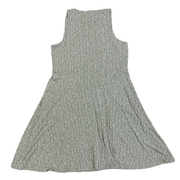 Athleta Santorini Thera Printed Dress Green White Size Medium - Picture 2 of 8